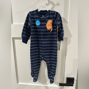 Carter's Baby Boy's 2 Way Zip Cotton Sleep And Play 9 Months-NWT Dinosaur